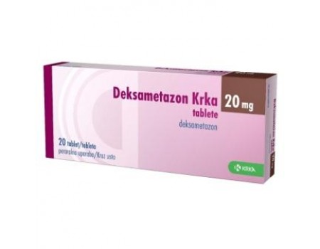 Dexamethasone 20 mg. 20 tablets